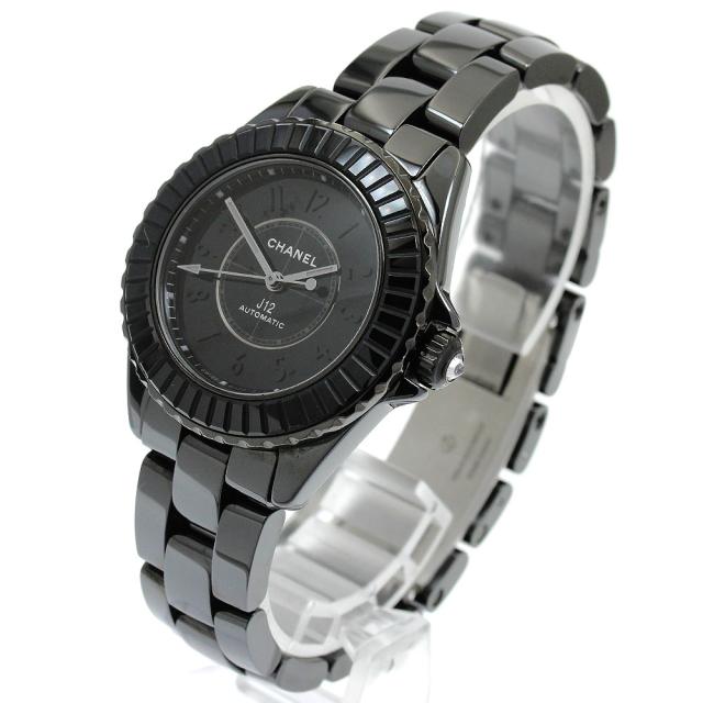 シャネル CHANEL H6784 J12 キャリバー12.2 エディション1 黒セラミック 33MM 世界限定555本 自動巻き レディース 良品 保証書付き_902366 シャネル CHANEL H6784 J12 キャリバー12.2 エディション1 黒