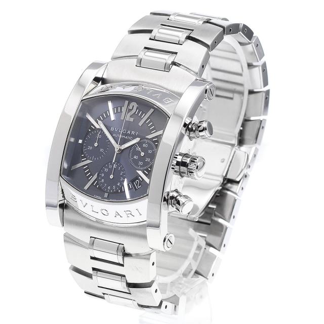 ブルガリ BVLGARI AA48SCH アショーマ クロノグラフ デイト 自動巻き メンズ 良品 _894212 ブルガリ BVLGARI AA48SCH アショーマ クロノグラフ デイト 自動巻き