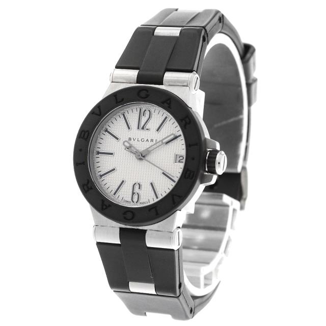 ブルガリ BVLGARI DG29SV ディアゴノ デイト クォーツ レディース 箱  