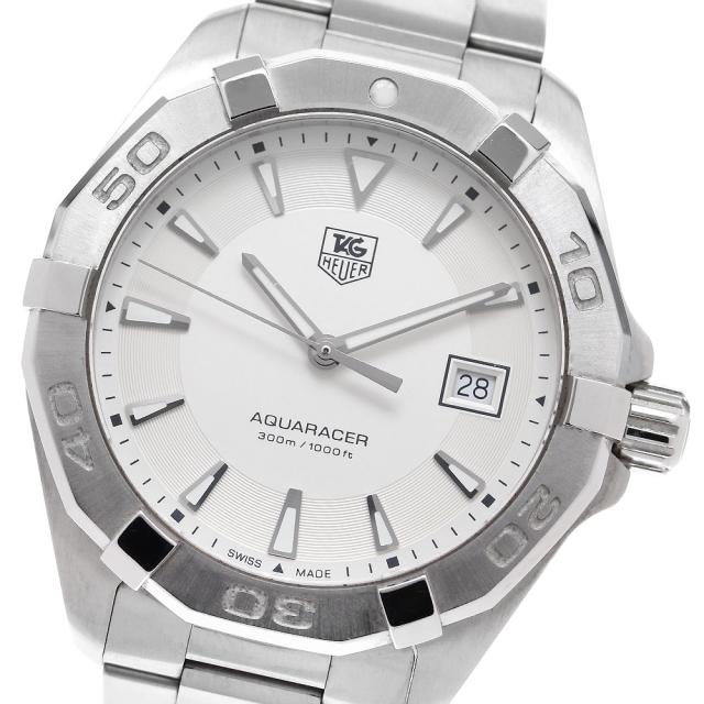 タグホイヤー TAG HEUER WAY1111 アクアレーサー デイト クォーツ メンズ 良品 保証書付き_903810