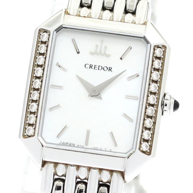 訳あり セイコー SEIKO GSTE889/1E70-0CG0 クレドール シグノ サイドダイヤベゼル クォーツ レディース _905127【ev15】