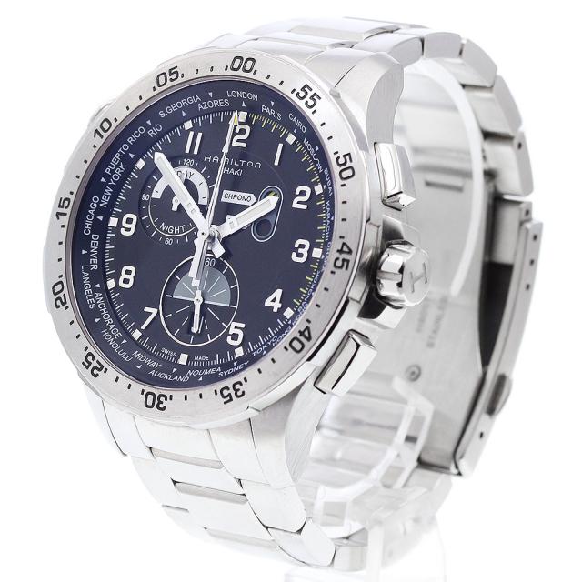 ハミルトン HAMILTON H767140 カーキ アビエーション ワールドタイマー