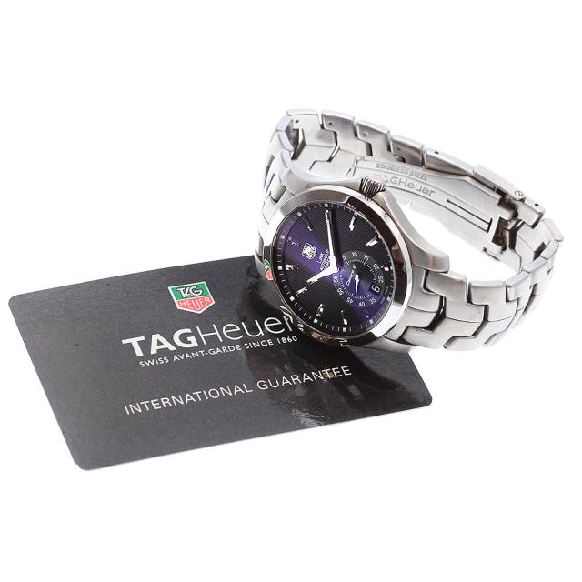 タグホイヤー TAG HEUER WJF211A.BA0570 リンク キャリバー6 デイト 自動巻き メンズ 保証書付き_906606 タグホイヤー TAG HEUER WJF211A.BA0570 リンク キャリバー6 デイト