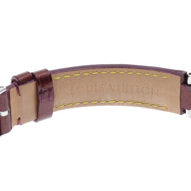ルイ・ヴィトン LOUIS VUITTON Q1214 タンブール ルビーインデックス ラグダイヤ クォーツ レディース 良品 _907017_3
