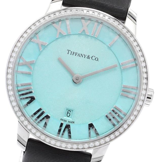 ティファニー TIFFANY&Co. アトラス 2ハンド デイト ダイヤベゼル