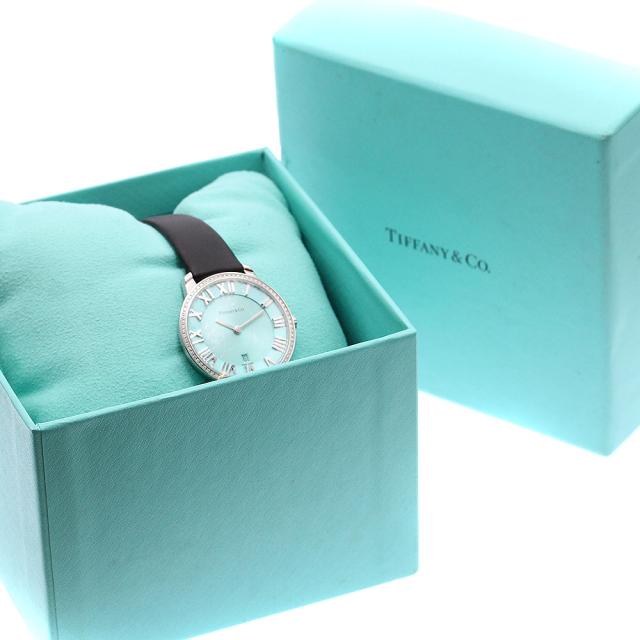 ティファニー TIFFANY&Co. アトラス 2ハンド デイト ダイヤベゼル