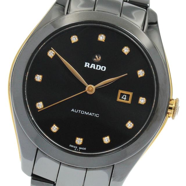 ラドー RADO R32255712 ハイパークローム 12Pダイヤモンド 自動巻き レディース _905912【ev10】