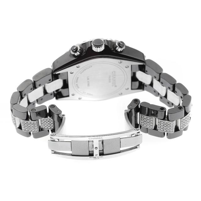 シャネル CHANEL H1706 J12 デイト クロノグラフ ダイヤモンド 自動