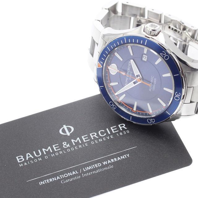 ボーム＆メルシェ Baume & Mercier M0A10378 クリフトン クラブ デイト