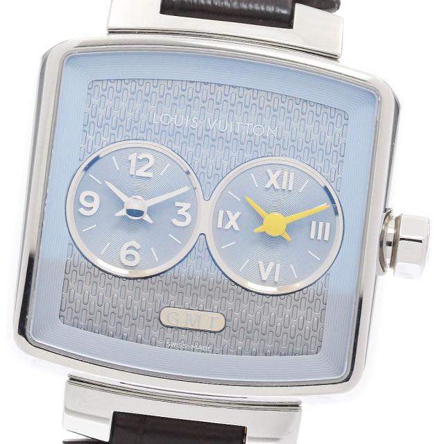 ルイ・ヴィトン LOUIS VUITTON Q2371 スピーディデュオジェット GMT クォーツ レディース 良品 _906943【ev10】