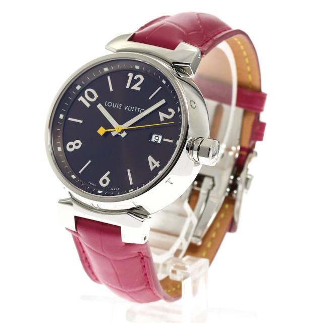 ルイ・ヴィトン LOUIS VUITTON Q1111 タンブール デイト クォーツ