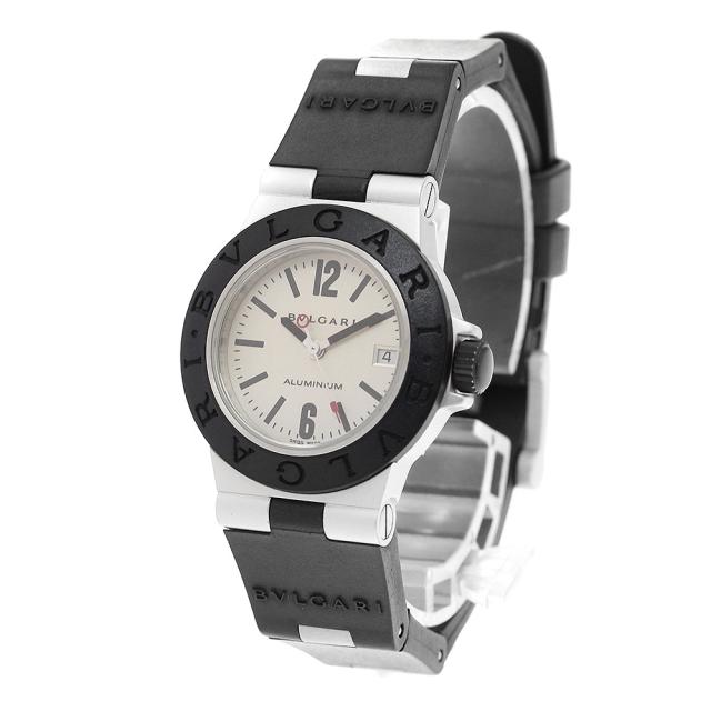 ブルガリ BVLGARI AL29A アルミニウム デイト クォーツ レディース