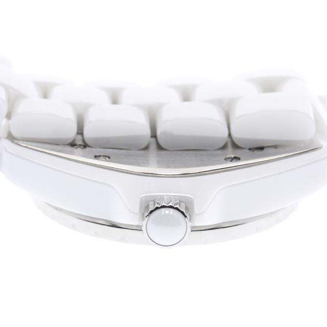 シャネル CHANEL H1181 J12 ピンクサファイアベゼル クォーツ