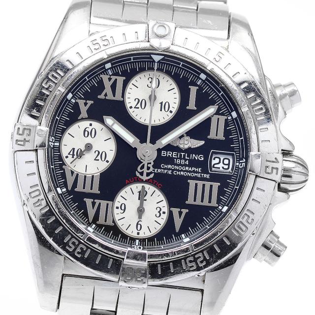 訳あり ブライトリング BREITLING A13358 クロノコックピット デイト 自動巻き メンズ _869540