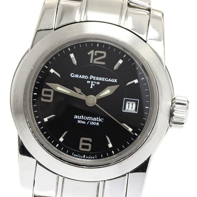 ジラール・ペルゴ GIRARD PERREGAUX 8039/80390.1.11.604 デイト 自動巻き レディース 保証書付き_905481