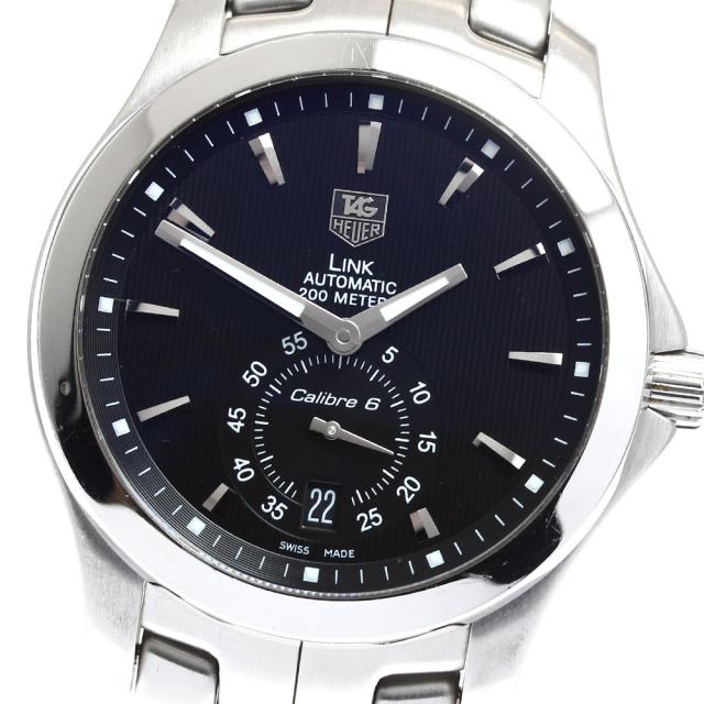 タグホイヤー TAG HEUER WJF211A リンク キャリバー6 デイト 自動巻き メンズ _907820