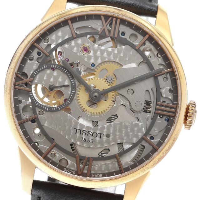 ティソ TISSOT T099405A T-クラシック シュマン・デ・トゥレル 手巻き メンズ 保証書付き_908801