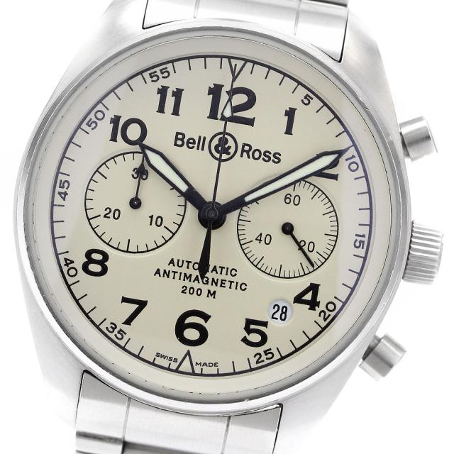 ベル＆ロス Bell＆Ross 126.A デイト クロノグラフ 自動巻き メンズ _903506