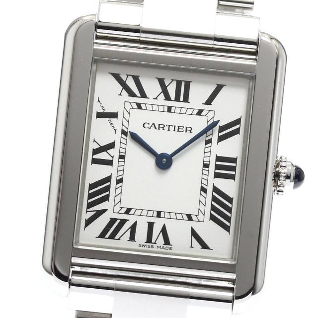 カルティエ CARTIER W5200013 タンクソロ SM クォーツ レディース 良品