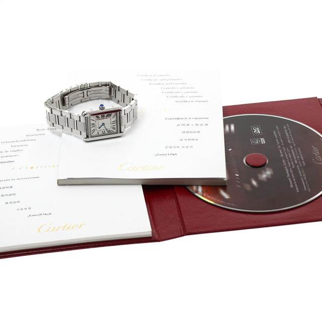 カルティエ CARTIER W5200013 タンクソロ SM クォーツ レディース 良品