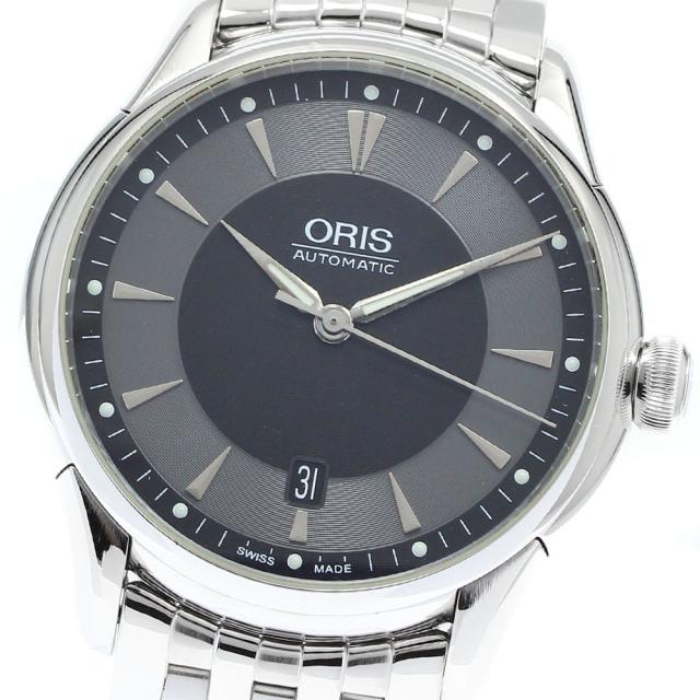 オリス ORIS 7591 アートリエ デイト 自動巻き メンズ _907581