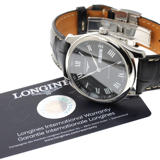 ロンジン LONGINES L2.755.4 マスターコレクション デイデイト 自動巻き メンズ 良品 保証書付き_907853_1