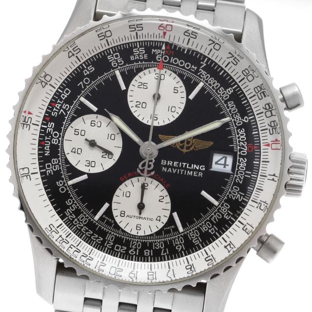 ブライトリング BREITLING A13330 ナビタイマー ファイターズ デイト クロノグラフ 自動巻き メンズ 保証書付き_910142 ブライトリング BREITLING A13330 ナビタイマー ファイターズ デイト