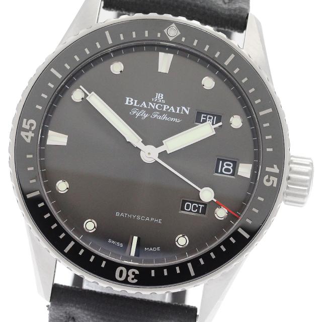 ブランパン Blancpain 5071-1110-B52A フィフティ ファゾムス バチスカーフ アニュアルカレンダー 自動巻き メンズ 良品 保証書付き_826772 ブランパン Blancpain 5071-1110-B52A フィフティ ファゾムス
