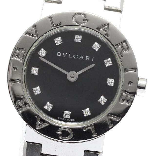 ブルガリ BVLGARI BB23SS ブルガリブルガリ 12Pダイヤ クォーツ 