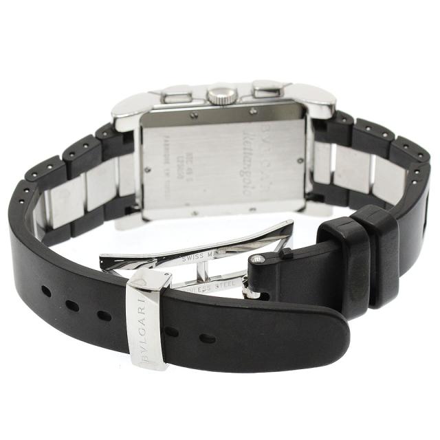 ブルガリ BVLGARI RTC49S レッタンゴロ デイト クロノグラフ クォーツ