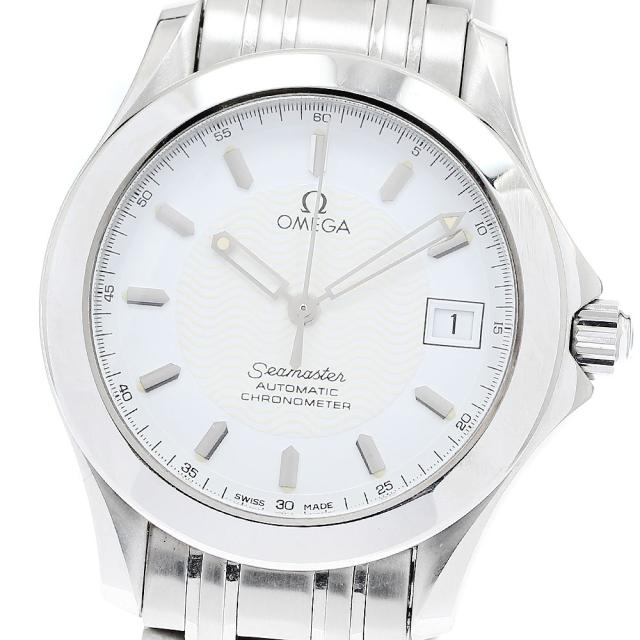 ベルト訳あり オメガ OMEGA 2501.21 シーマスター120 デイト 自動巻き メンズ _912255