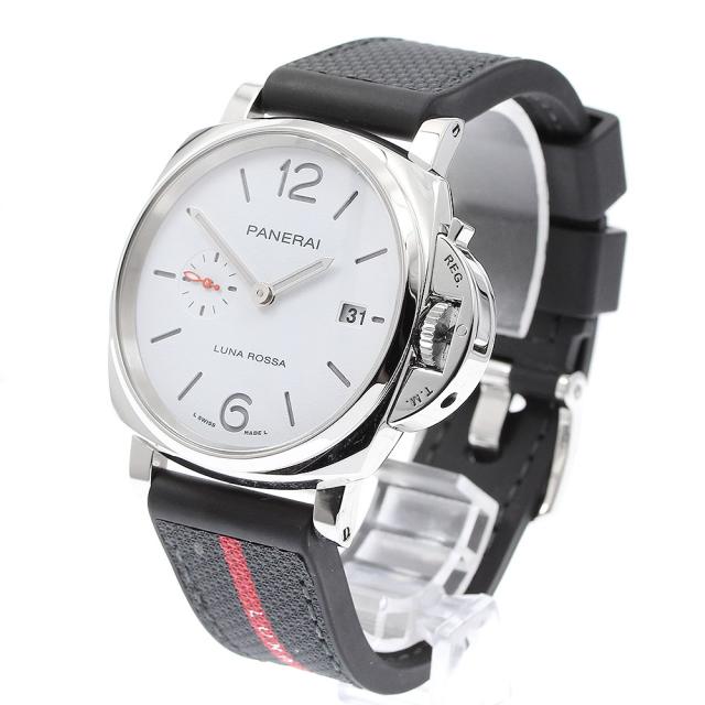 パネライ PANERAI PAM01381 ルミノール ドゥエ ルナ・ロッサ デイト スモールセコンド 自動巻き メンズ 良品 箱・保証書付き_912735_2