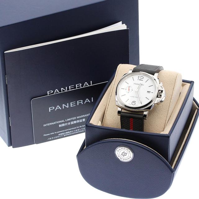 パネライ PANERAI PAM01381 ルミノール ドゥエ ルナ・ロッサ デイト スモールセコンド 自動巻き メンズ 良品 箱・保証書付き_912735_1