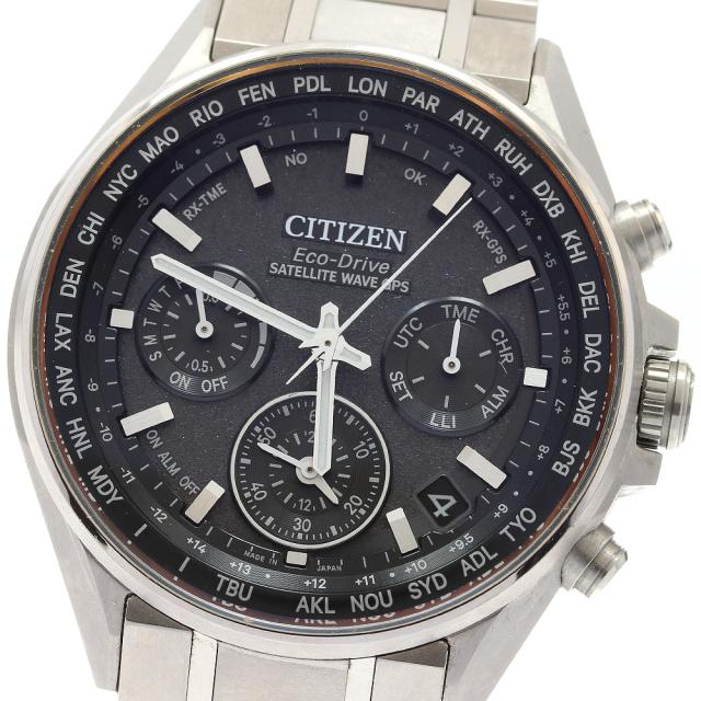 シチズン CITIZEN F950-T024530/CC4000-59E アテッサ サテライトウェーブ デイデイト ソーラー電波 メンズ _913713【ev10】