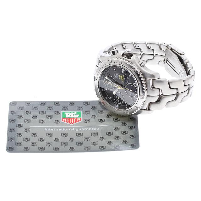 タグホイヤー TAG HEUER CT2115 リンク アイルトン・セナ限定モデル クロノグラフ 自動巻き メンズ 保証書付き_905519_1