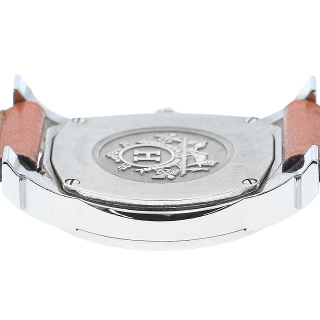 エルメス HERMES HR1.210 Hウォッチ ロンド クォーツ レディース 内箱・保証書付き_911554【ev10】