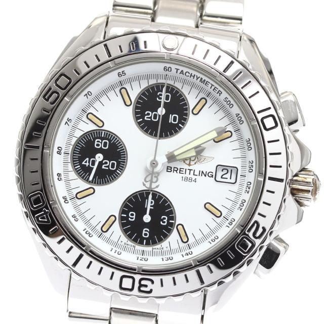 訳あり ブライトリング BREITLING A13051 クロノシャーク デイト 自動巻き メンズ _886231【ev20】
