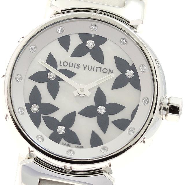ルイ・ヴィトン LOUIS VUITTON Q121I タンブール ラブリーダイヤモンド クォーツ レディース _911251