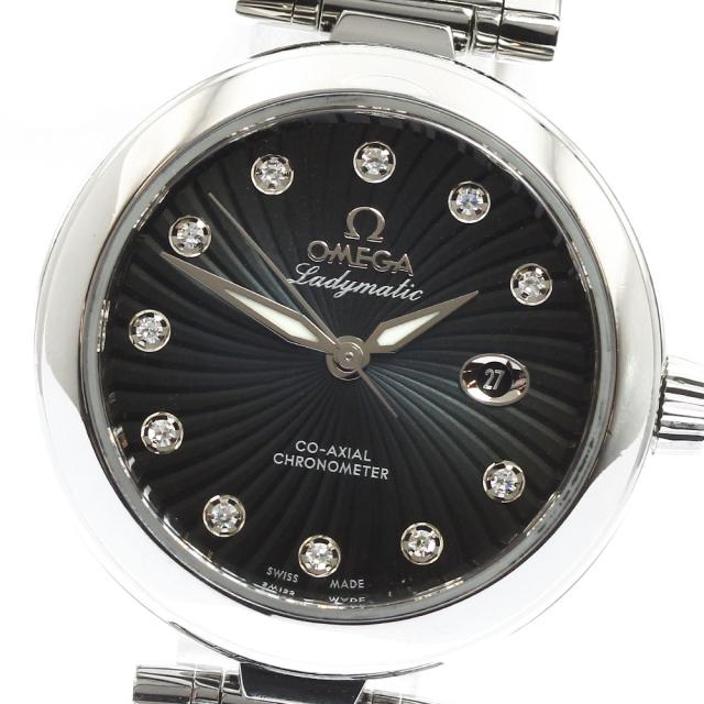オメガ OMEGA 425.30.34.20.51.001 デビル レディマティック 11Pダイヤ 自動巻き レディース 良品 _911233