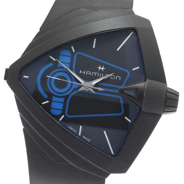 ハミルトン HAMILTON H24614330 ベンチュラ XXL ブライト DUNE LE クォーツ メンズ 良品 _911399【ev15】