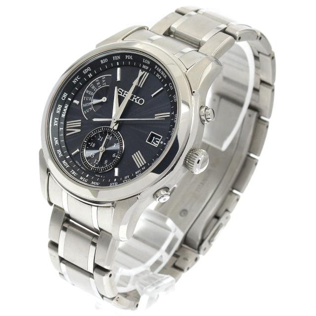 セイコー SEIKO SAGA309/8B63-0AY0 ブライツ デイデイト ソーラー電波 メンズ 良品 箱・保証書付き_909933【ev10】
