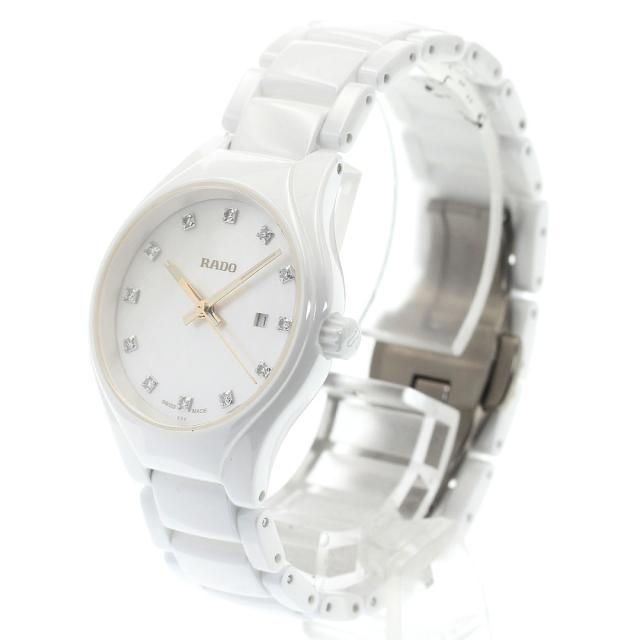 ラドー RADO R27061902/111.0061.3 トゥルー 12Pダイヤ デイト クォーツ レディース 美品 _914704【ev10】_1