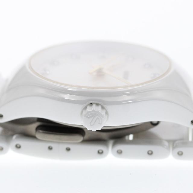 ラドー RADO R27061902/111.0061.3 トゥルー 12Pダイヤ デイト クォーツ レディース 美品 _914704【ev10】_3