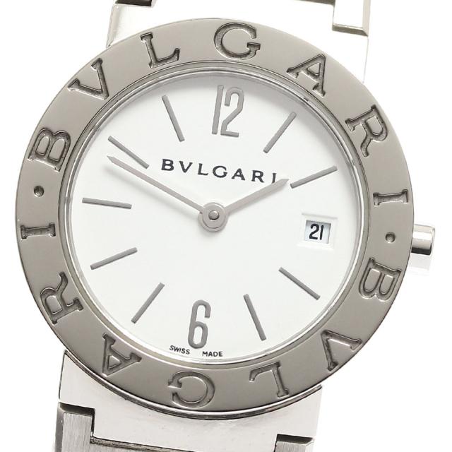 ブルガリ BVLGARI BB26SS ブルガリブルガリ デイト クォーツ レディース 保証書付き_913693【ev10】