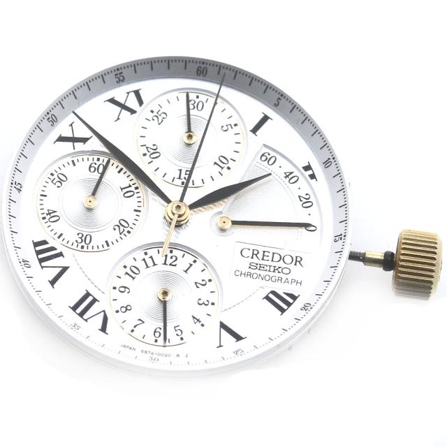セイコー SEIKO クレドール ムーブメント Cal.6S74A 手巻き メンズ 美品 _S-7