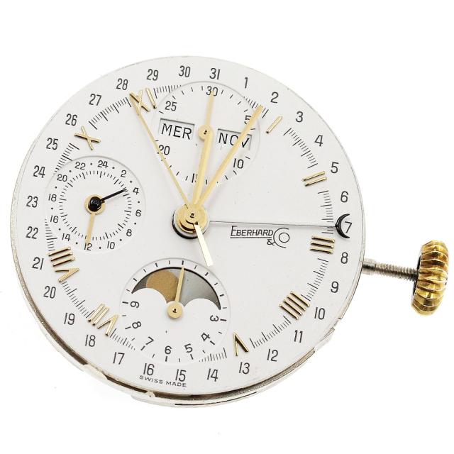 ジャンク エベラール EBERHARD cal.7761 ムーンフェイズ ムーブメント 手巻き メンズ _I-132