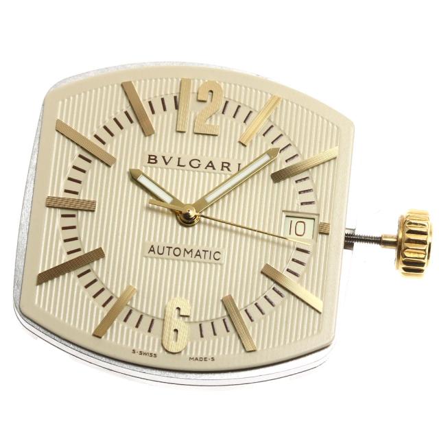 ブル小峡谷 BVLGARI 社会的運動 キロカロリー.220-TEEG デイト 自動小銃一巻き メンズ 良品 _I-79