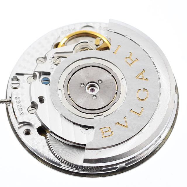 ブル小峡谷 BVLGARI 社会的運動 キロカロリー.220-TEMM デイト 自動小銃一巻き メンズ 良品 _I-61