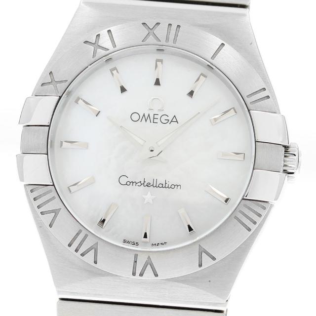 オメガ OMEGA 123.10.24.60.02.002 コンステレーション シェルダイアル クォーツ レディース _916691