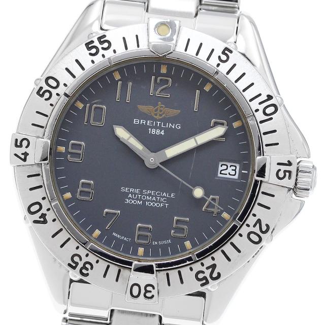 訳あり ブライトリング BREITLING A17035 コルト デイト 自動巻き メンズ _913611
